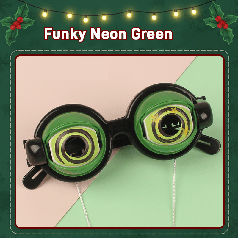 🤪"Crazy Winking" Prank Glasses - 😎No Batteries, Endless Fun 🤣🎁Perfect gift for all ages - create unforgettable moments and spread joy!😜