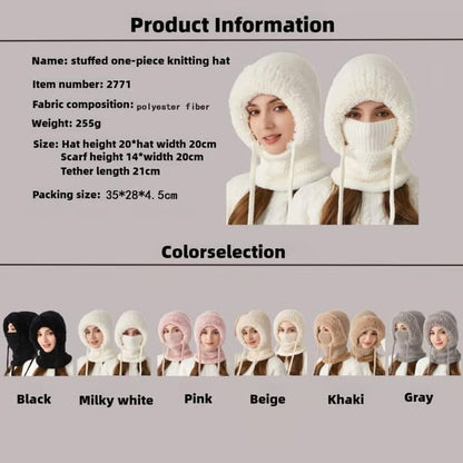 🔥 3,869 Sold and Counting!💥🔥3 in 1 Beanie Hat For Women