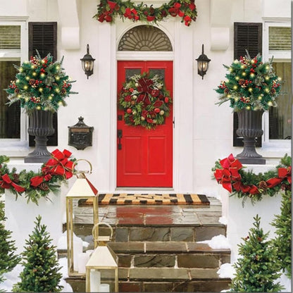 🎅HOT SALE 49% OFF🎄🔥Pre-lit Artificial Christmas Tree Urn Filler💐