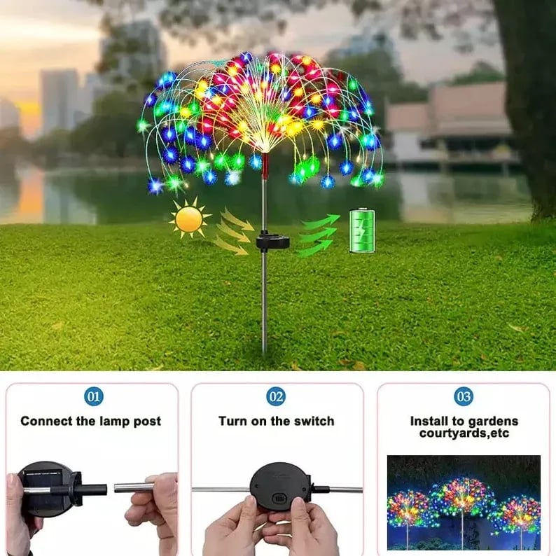 🎁Waterproof Solar Garden Fireworks Lamp – Handgiftsmart