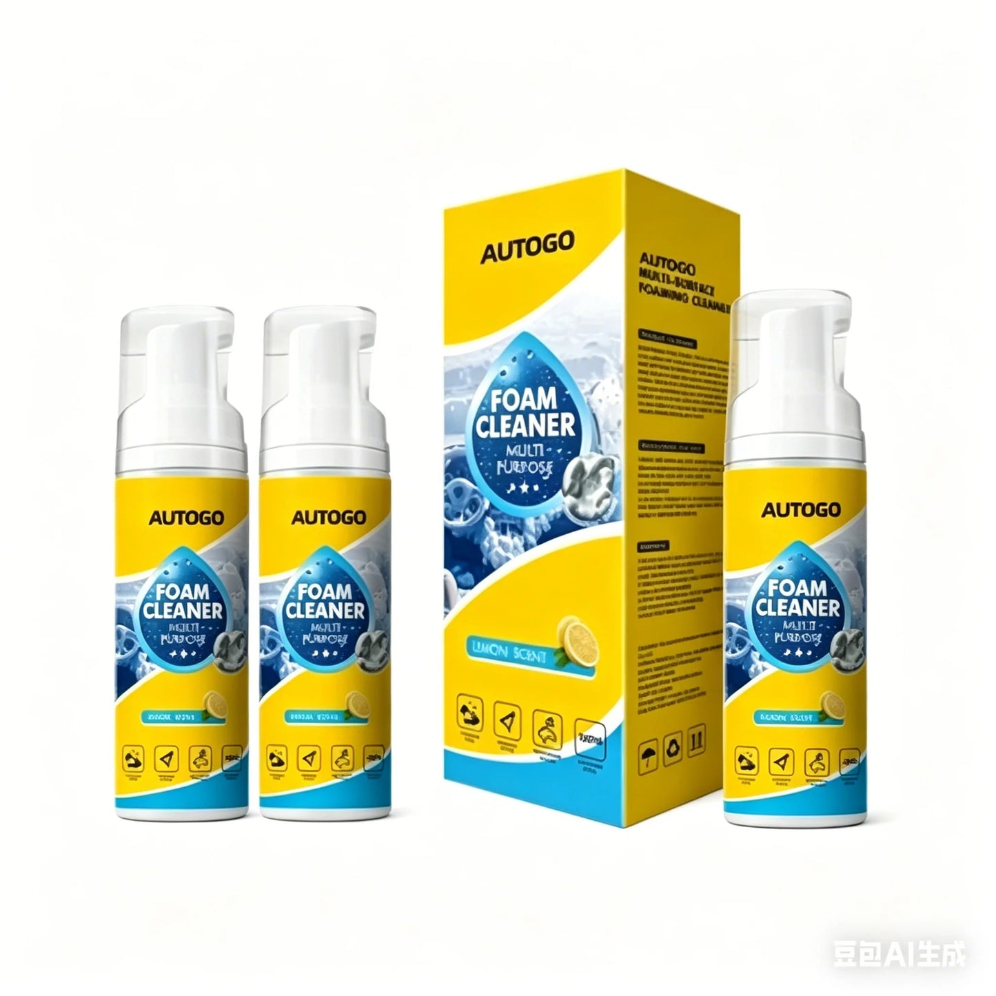 🔥Powerful & Multipurpose Car Interior Foam Cleaner