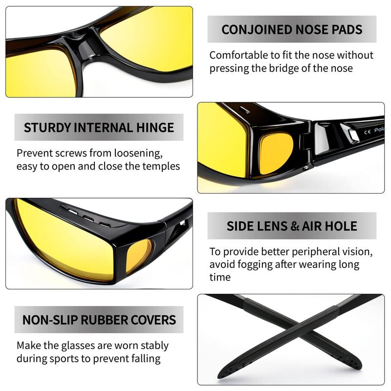 🔥LAST DAY ON SALE✨ Night Vision Driving Glasses, Anti-glare Polarized