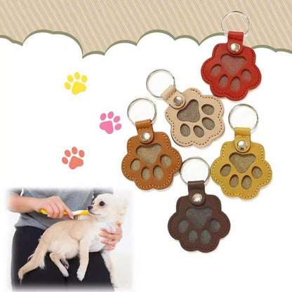 💖Leather Pet Memorial Keychain  🐾 Keep Their Memory Close, Always(49%Off)