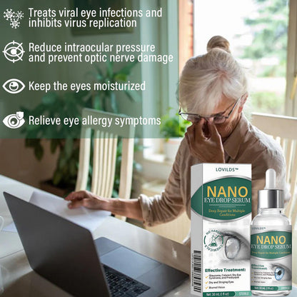 Nano Eye Drops Serum (Suitable for presbyopia, dry eye syndrome, glaucoma, and cataracts) 👀