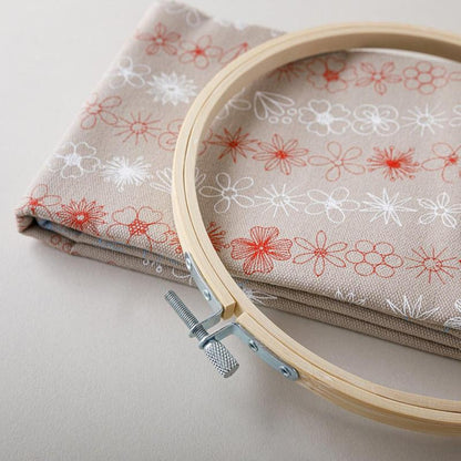 🌸Red, White & Bloom Embroidery Kit:  A Floral Salute to 250 Years!