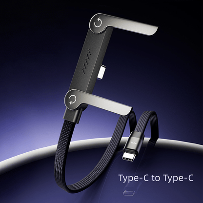 ⚡2-in-1 Invisible Holder Charger Cable – Fast Charging Cord with Built-In Phone Stand