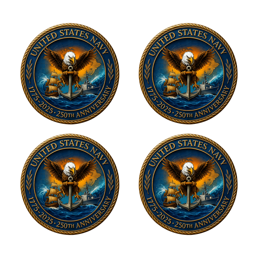 ⚓ U.S. Navy 250th Anniversary Commemorative Coin – 1775–2025