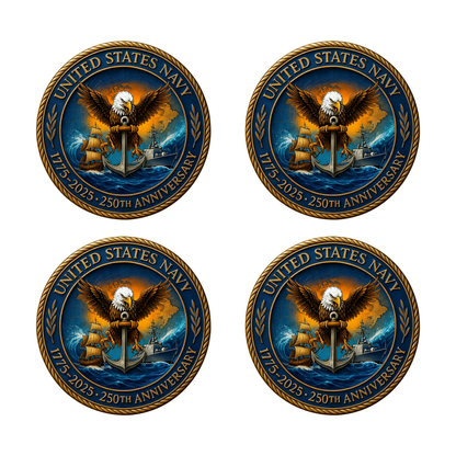 ⚓ U.S. Navy 250th Anniversary Commemorative Coin – 1775–2025