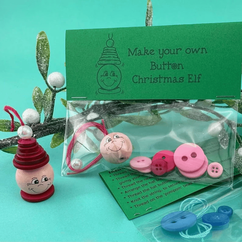 🔥LAST DAY 49% OFF - 🎅☃️ DIY Button Ornament Kits