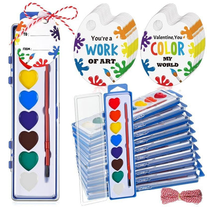 💖🎨2026 Mini Watercolor Paint Set for Valentine's Day | Romantic Art Gift