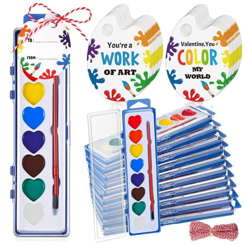💖🎨2026 Mini Watercolor Paint Set for Valentine's Day | Romantic Art Gift