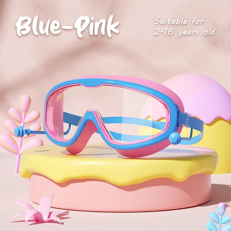 🔥Last Day Promotion 49% OFF-🔥HD children's large frame waterproof and anti-fog swimming goggles🥽