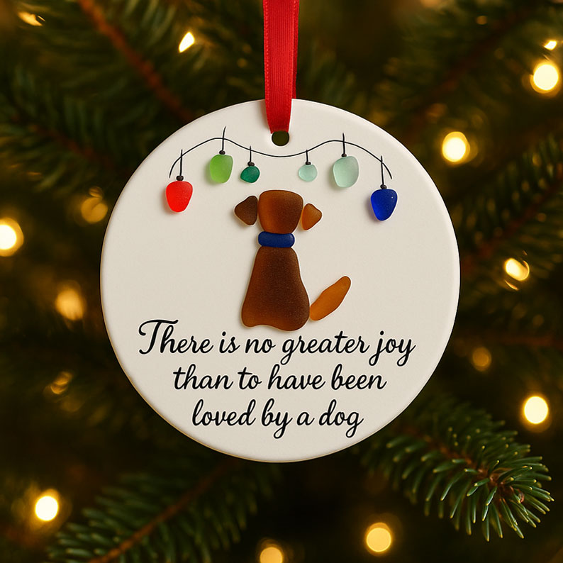 Sea Glass Pet Ornament