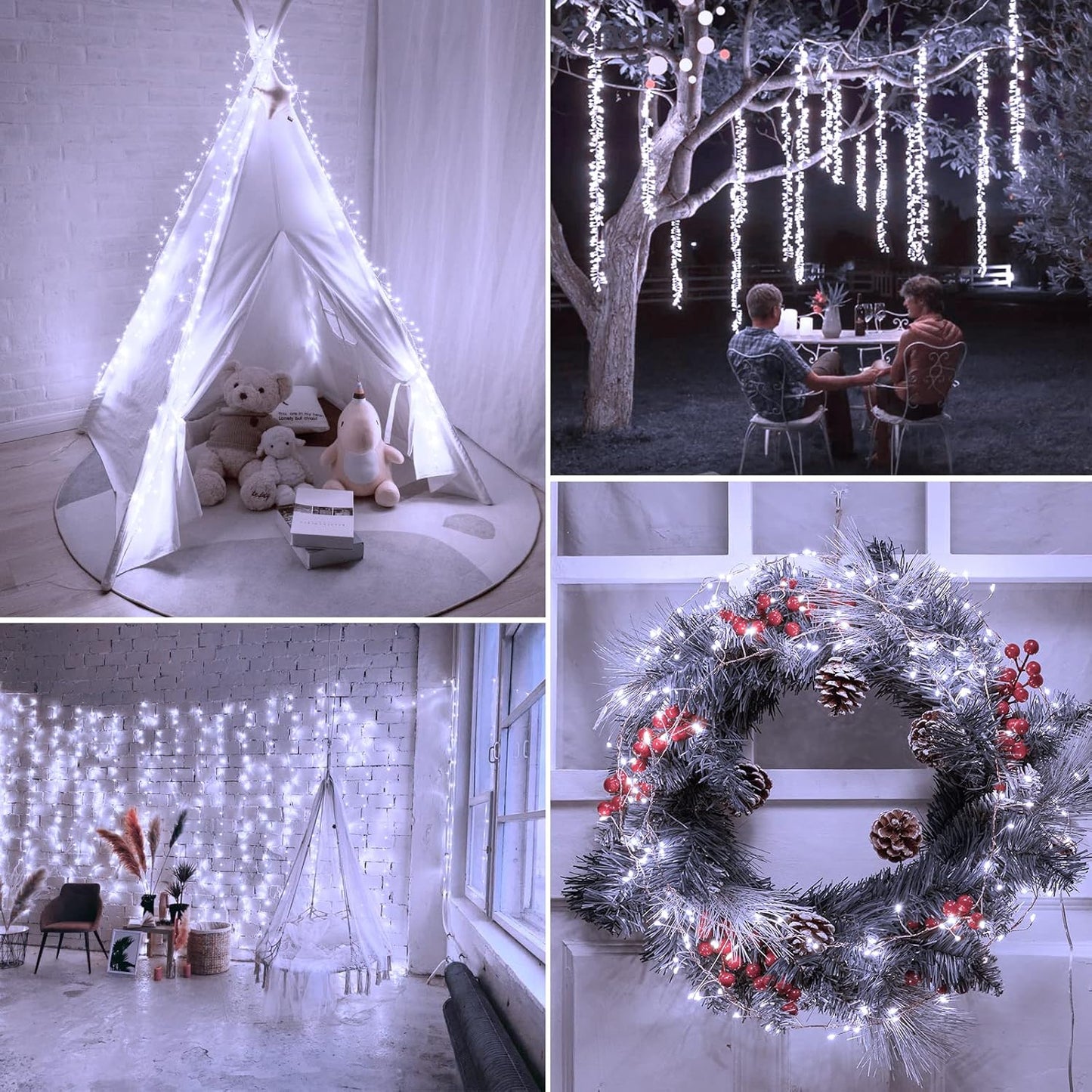 Waterproof Twinkle Fairy Lights | 🎄Christmas decorations🎄