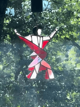 🔥LAST DAY 49% OFF- The Memphis Melody💃🤘 Handmade Stained Glass Spinner
