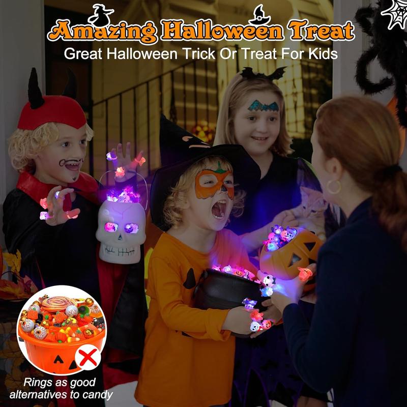 LED Glowing Halloween & Christmas Ring(50PCS)