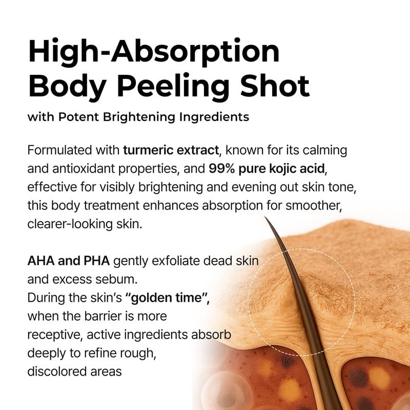 🌟Peel Shot Keratin Care Kojic Acid Turmeric Spray