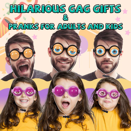 🤪"Crazy Winking" Prank Glasses - 😎No Batteries, Endless Fun 🤣🎁Perfect gift for all ages - create unforgettable moments and spread joy!😜