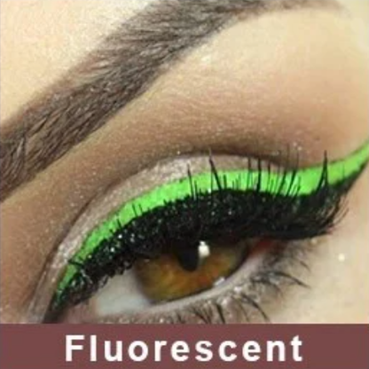 8 Colors Reusable Eyeliner And Eyelash Stickers With Glitter