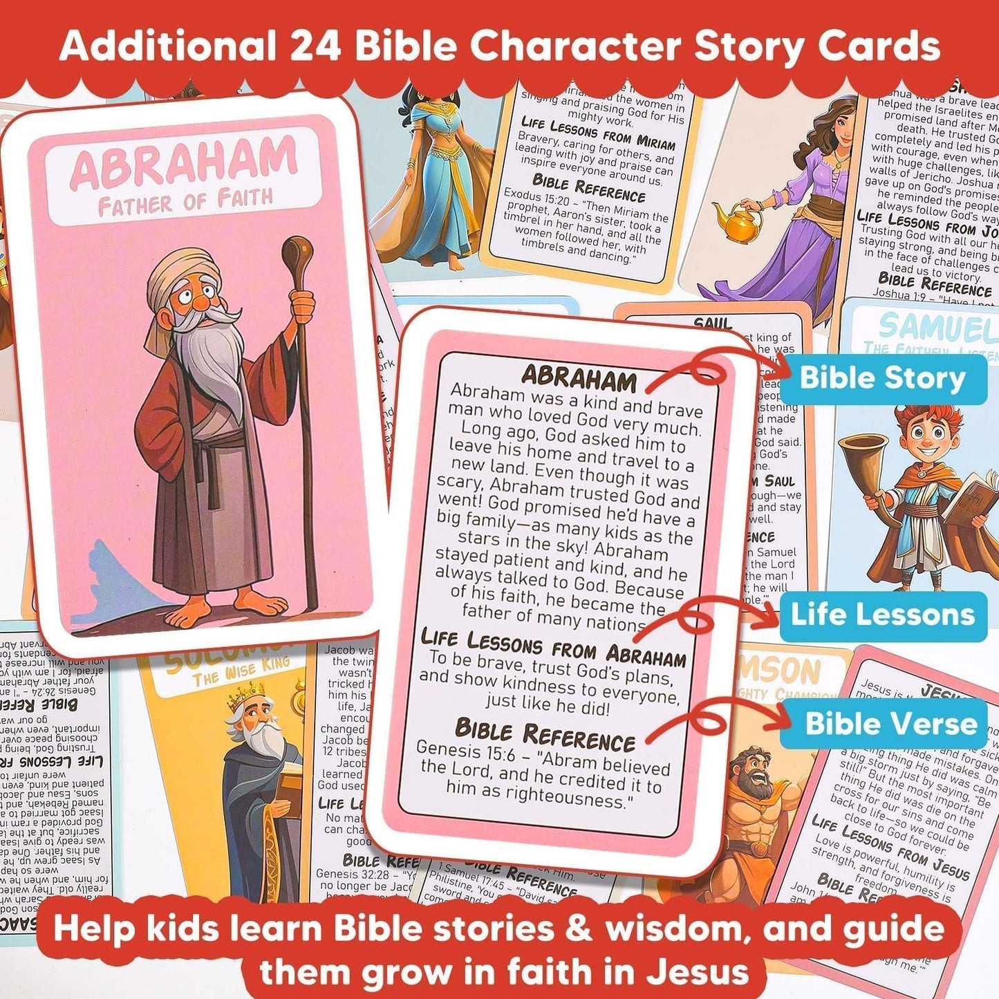🔥LAST DAY 49% OFF✝️Guess Bible Who I Am Board Games for Kids🎁Christian Catholic Gifts