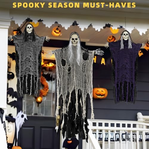 💀Halloween Flying Skeleton Ghost Decorations💀