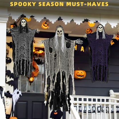 💀Halloween Flying Skeleton Ghost Decorations💀