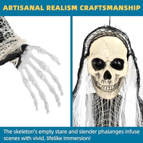 💀Halloween Flying Skeleton Ghost Decorations💀