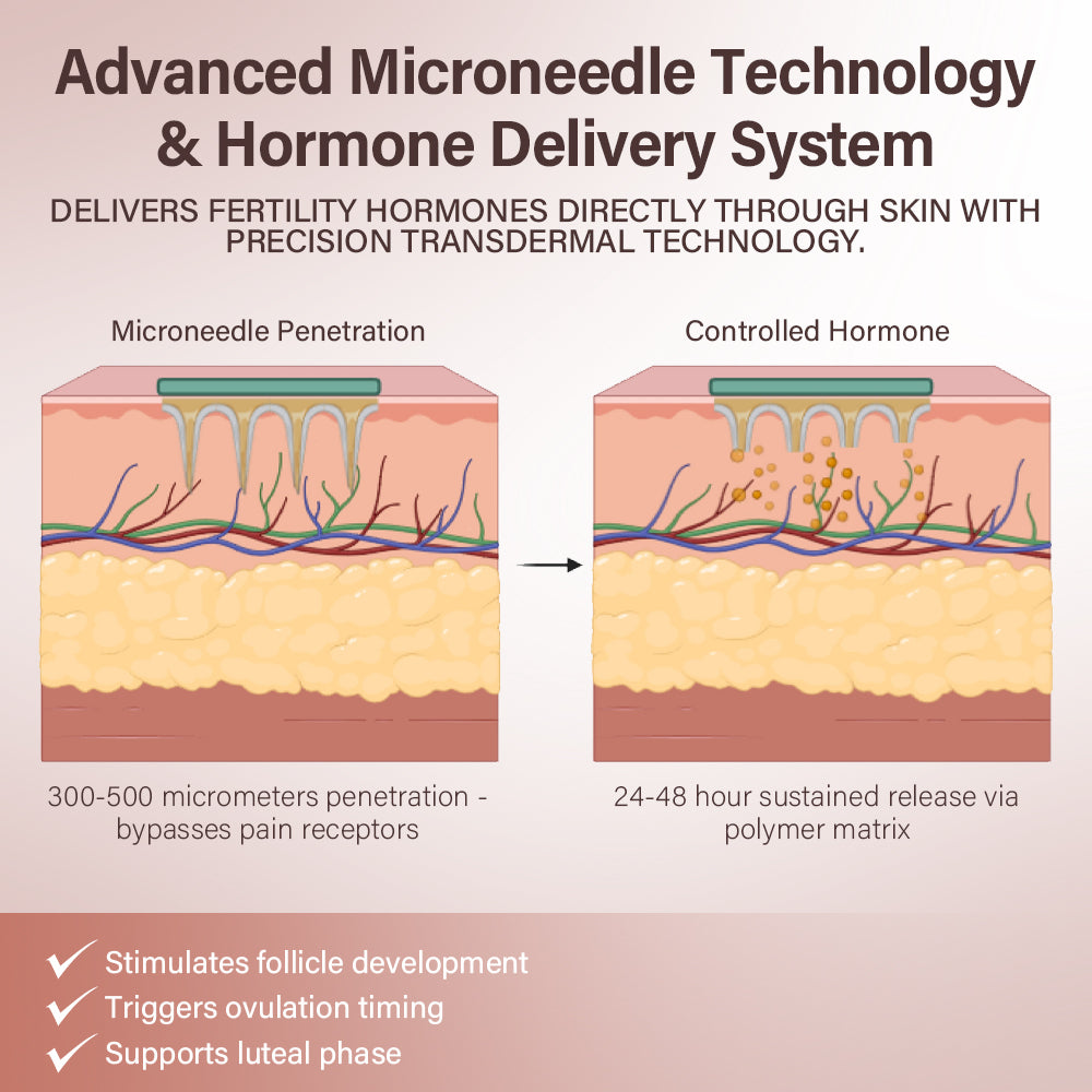 ✨[Official Brand Store] FertiliPatch Painless Microneedle Boost for Natural Fertility