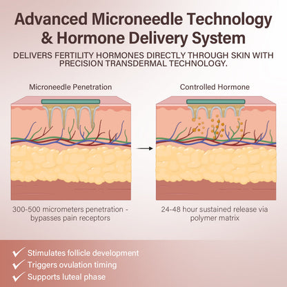 ✨[Official Brand Store] FertiliPatch Painless Microneedle Boost for Natural Fertility