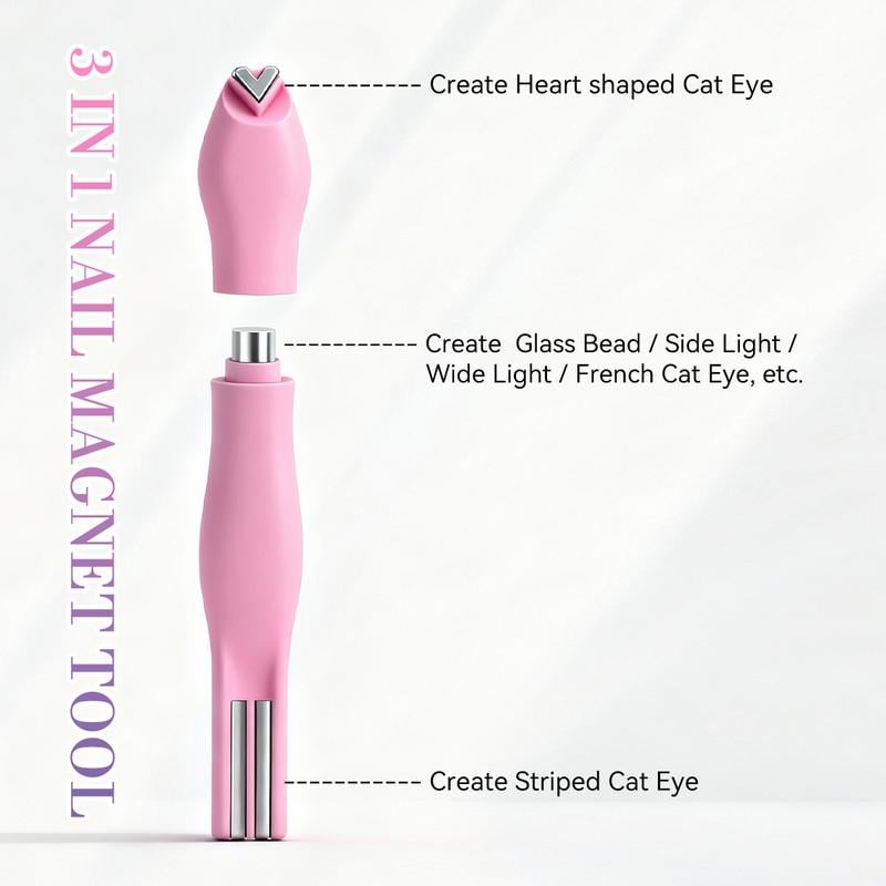 🔥3-in-1 Cat Eye Magnetic Tool for Salon-Style Nail Art