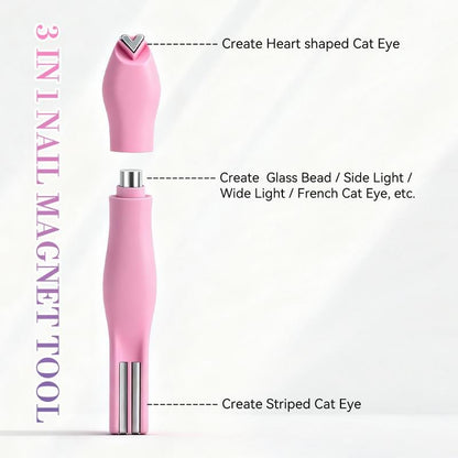🔥3-in-1 Cat Eye Magnetic Tool for Salon-Style Nail Art