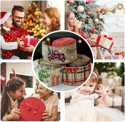 💒Christmas Wired Ribbon🎄