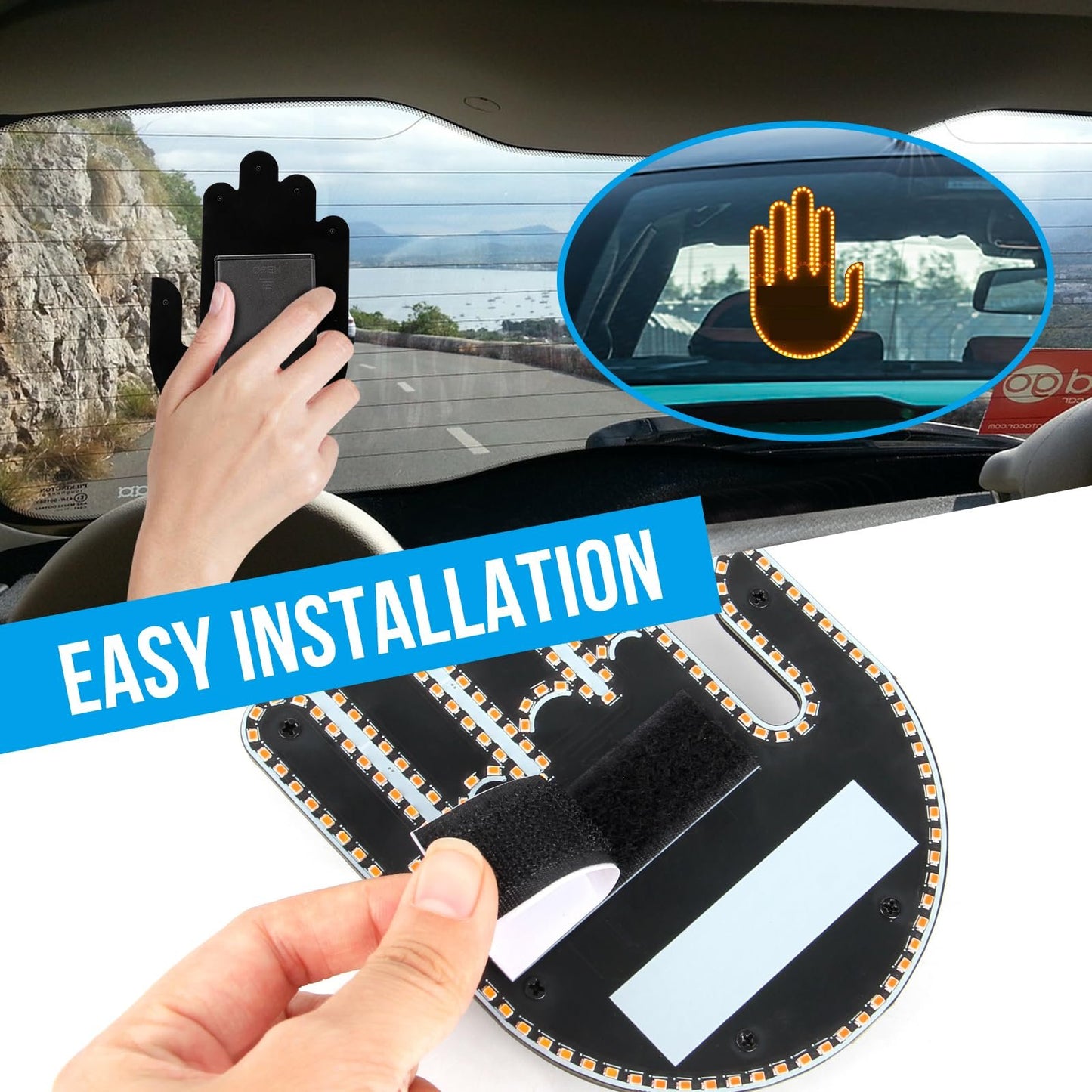 🔥LAST DAY - 49% OFF🔥Finger Car Light with Remote