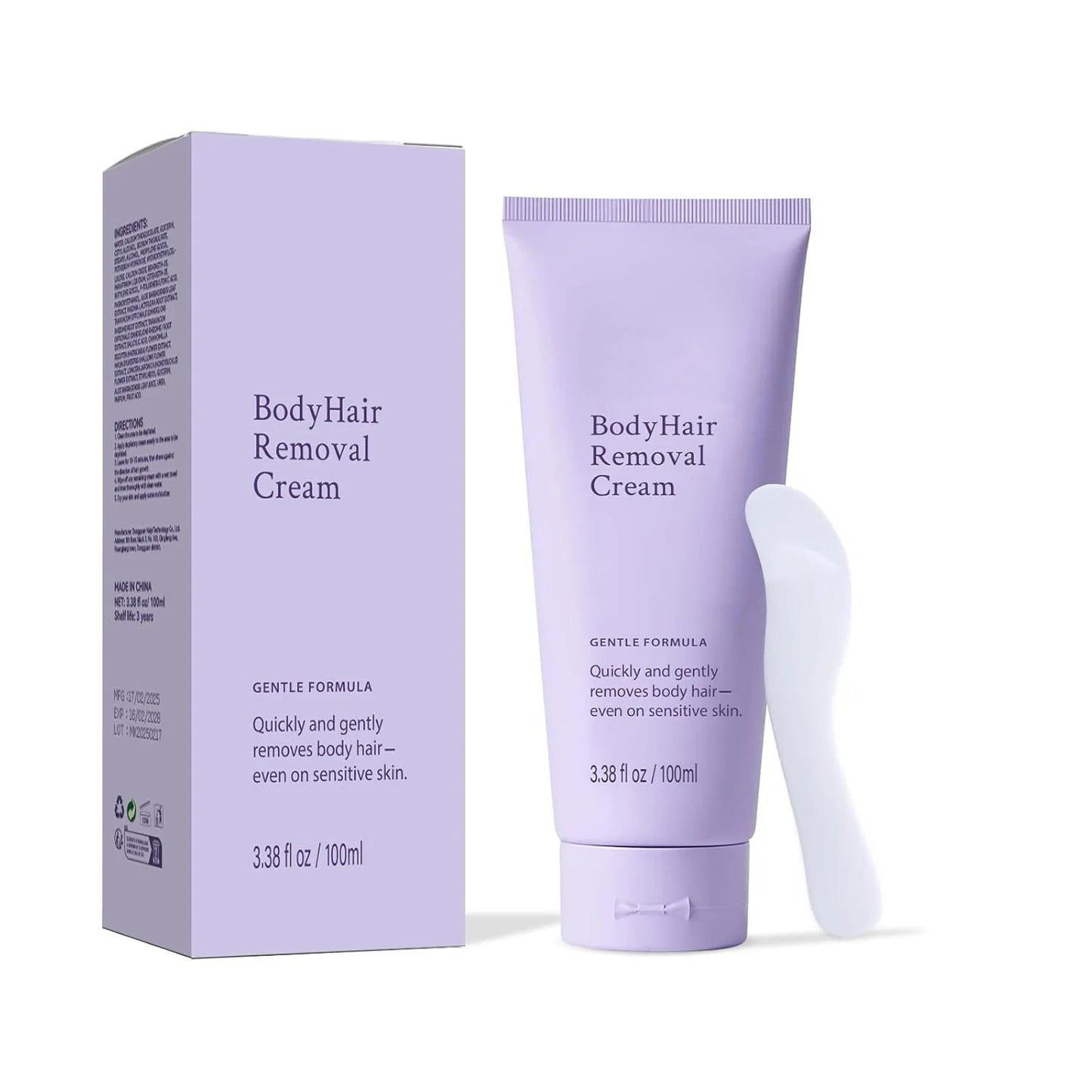Body Hair Removal Cream, Hair Removal Cream Sensitive Skin,Gentle and Effective Depilatory Formula for Smooth Skin, Ideal for Legs, Arms, and Bikini Area, Suitable for Both Women and Men