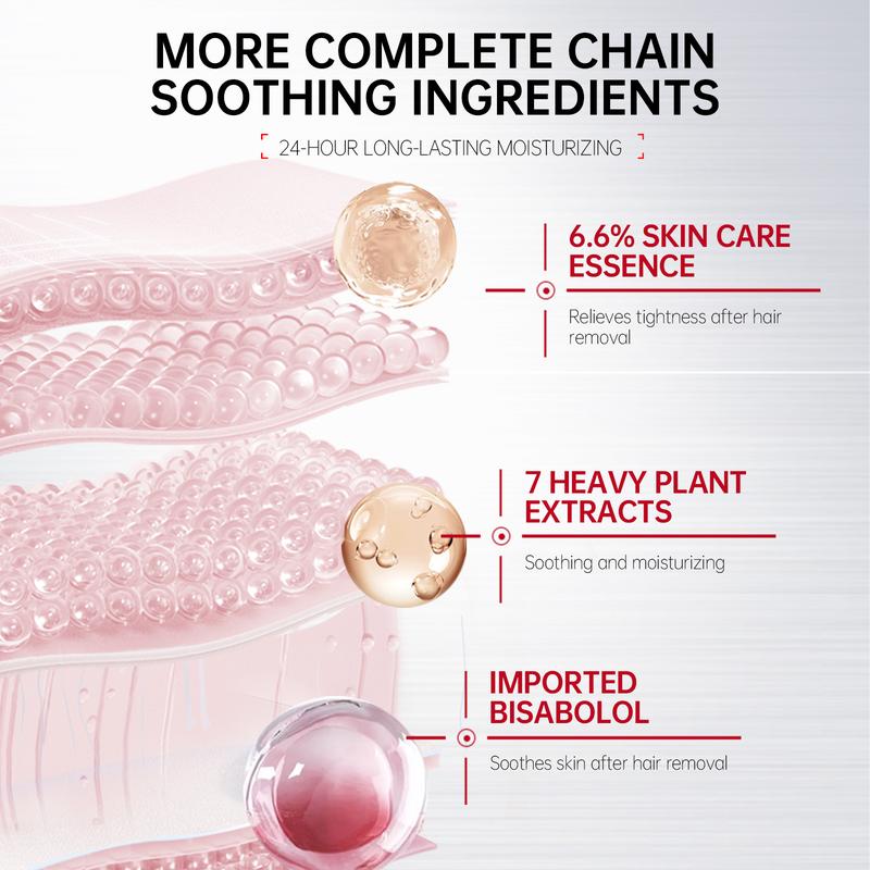 Painless Hair Removal Cream for Women & Men, Hair Removal Cream for Body, Back&Legs, All Skin Types
