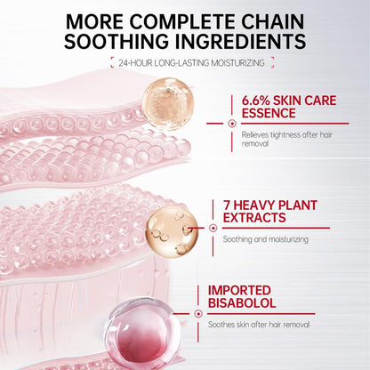 Painless Hair Removal Cream for Women & Men, Hair Removal Cream for Body, Back&Legs, All Skin Types