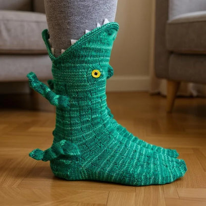 🎅🔥Christmas Winter Sale 49% OFF – Cozy 3D Knit Animal Socks, Cute & Comfy for You or a Lovely Gift 💝