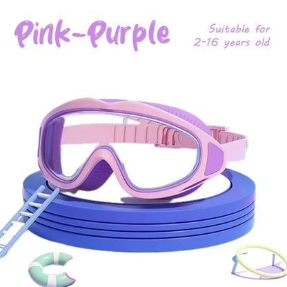 🔥Last Day Promotion 49% OFF-🔥HD children's large frame waterproof and anti-fog swimming goggles🥽