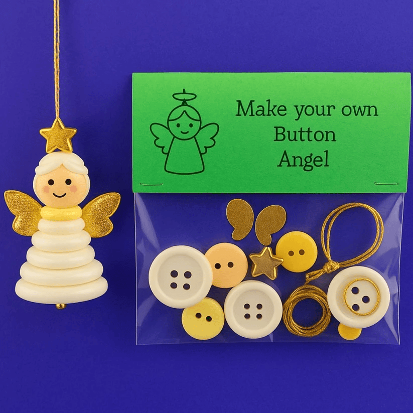🔥LAST DAY 49% OFF - 🎅☃️ DIY Button Ornament Kits