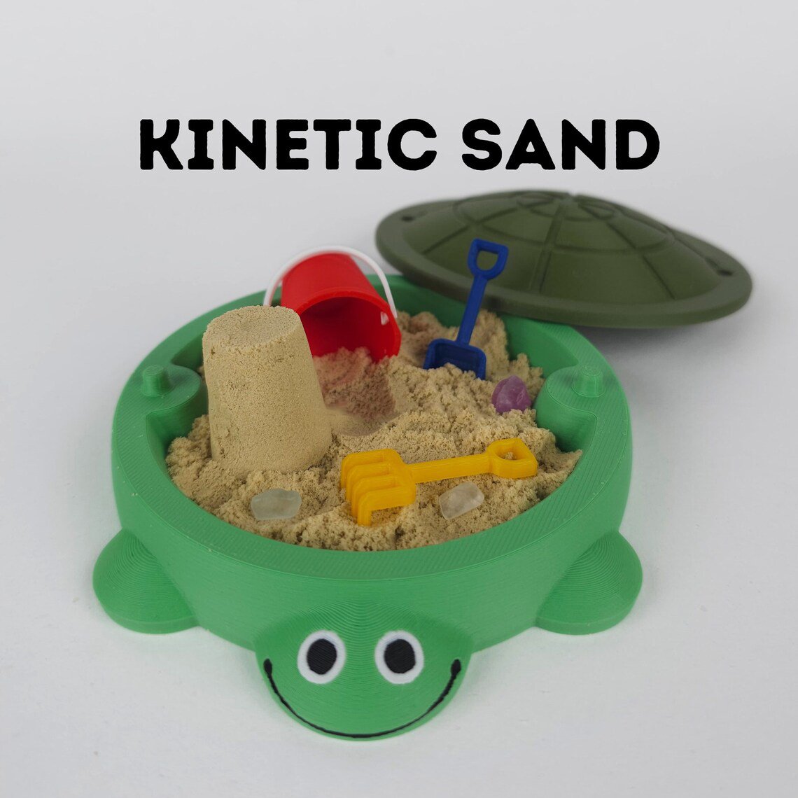 🔥Last Day: 49% OFF!🐢Mini Turtle Sandbox Desk Toy(No toys)