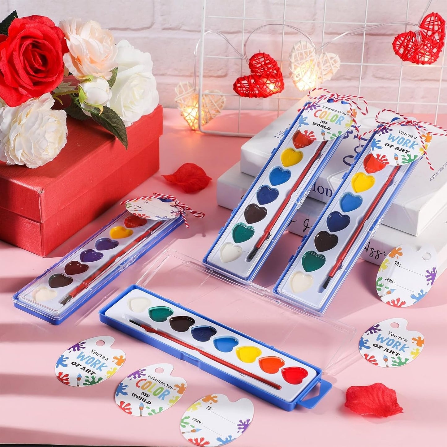 💖🎨2026 Mini Watercolor Paint Set for Valentine's Day | Romantic Art Gift