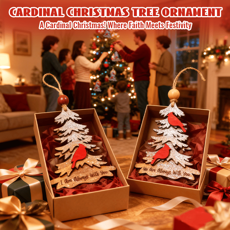 Your Tree Needs This! 🐦 Jolly Cardinal Ornament for a Pop of Color 🎄