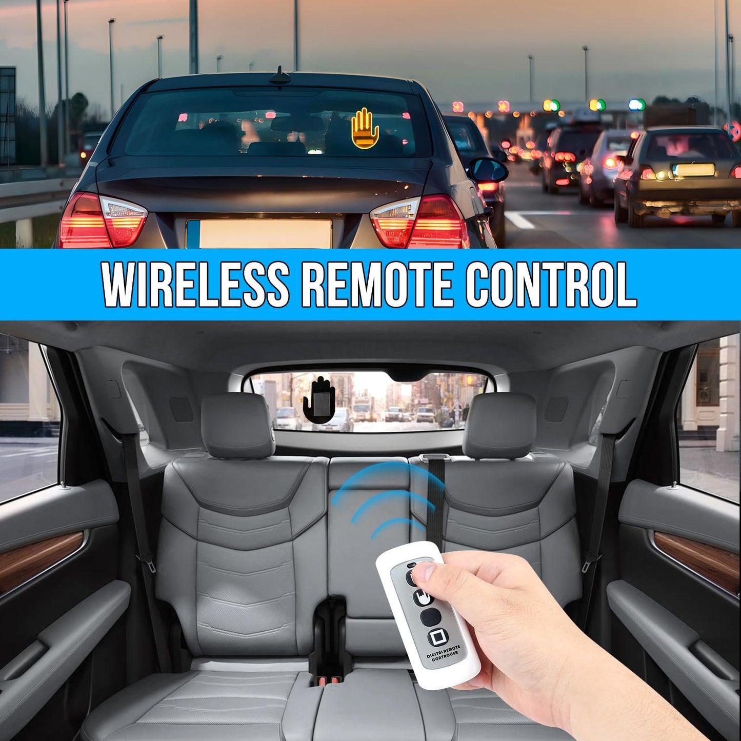 🔥LAST DAY - 49% OFF🔥Finger Car Light with Remote