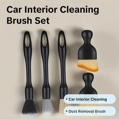 🔥Last Day 49% OFF - 4 Counts Set Soft Professional Portable Brush for Car Interior Cleaning & Dust Removal