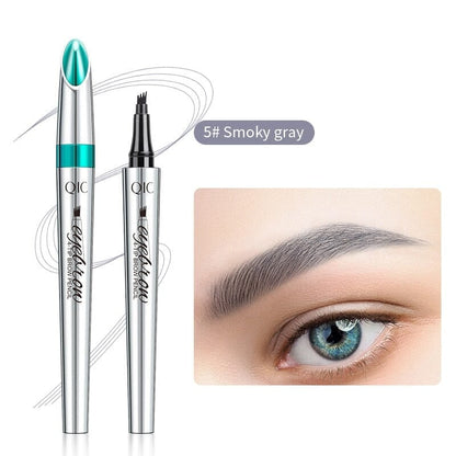 BUY 1 GET 1 FREE(🎉2 PCS)🎉High Quality 3D Waterproof Microblading Eyebrow Pen 4 Fork Tip Tattoo Pencil
