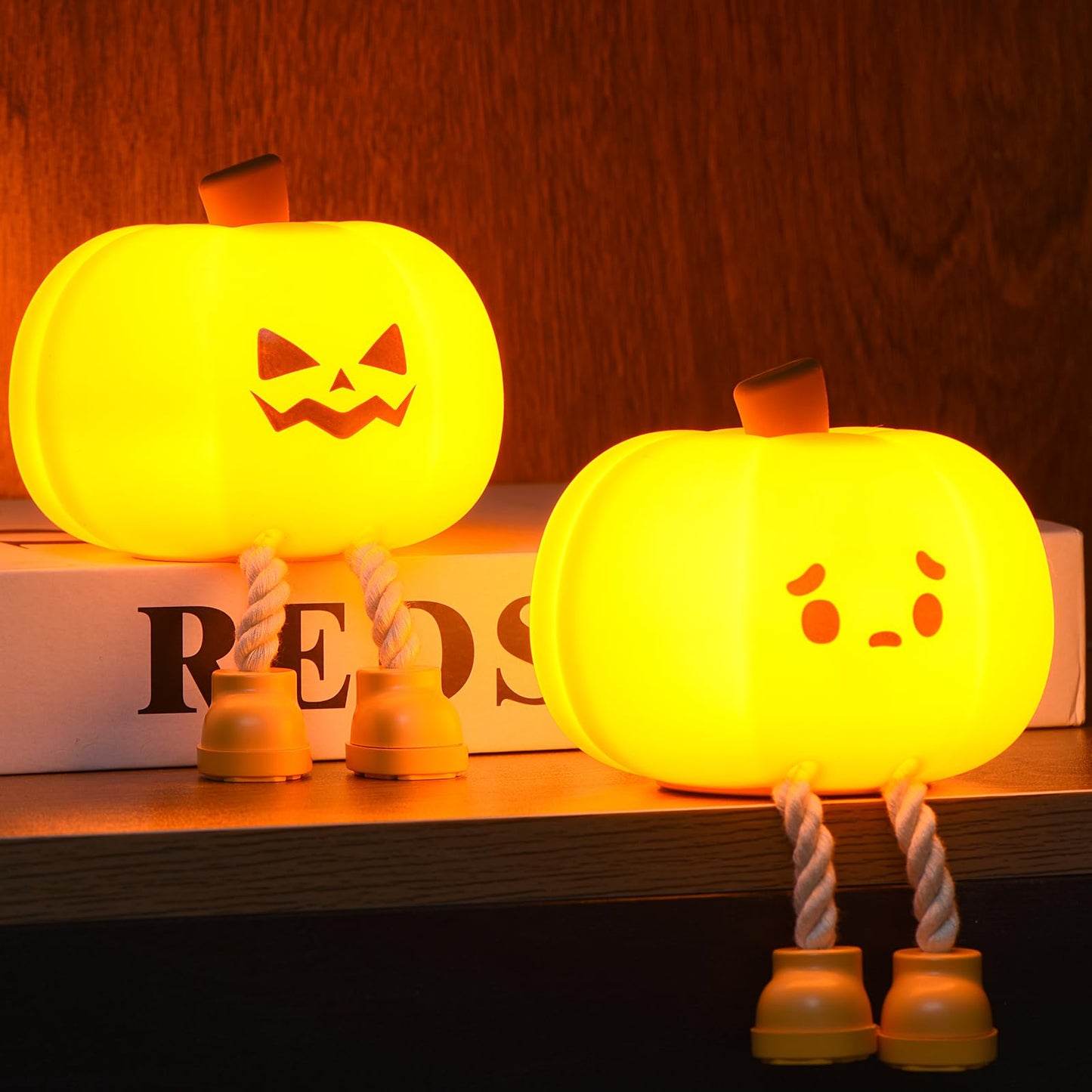 🔥2025 Hot Sale🔥Last Day 49% OFF - Mischievous Grinning Pumpkin Night Light