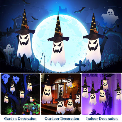 【🔥LAST DAY 49% OFF🔥】Halloween Hanging Ghost Light Decorations 👻