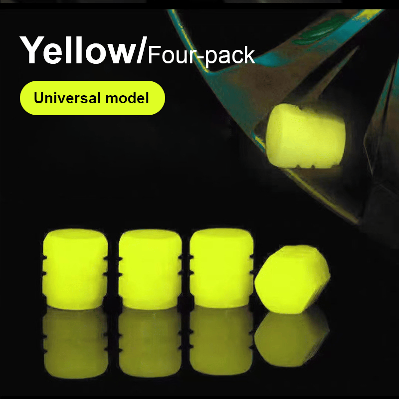 🚗Glow-in-the-Dark Tire Caps 💡