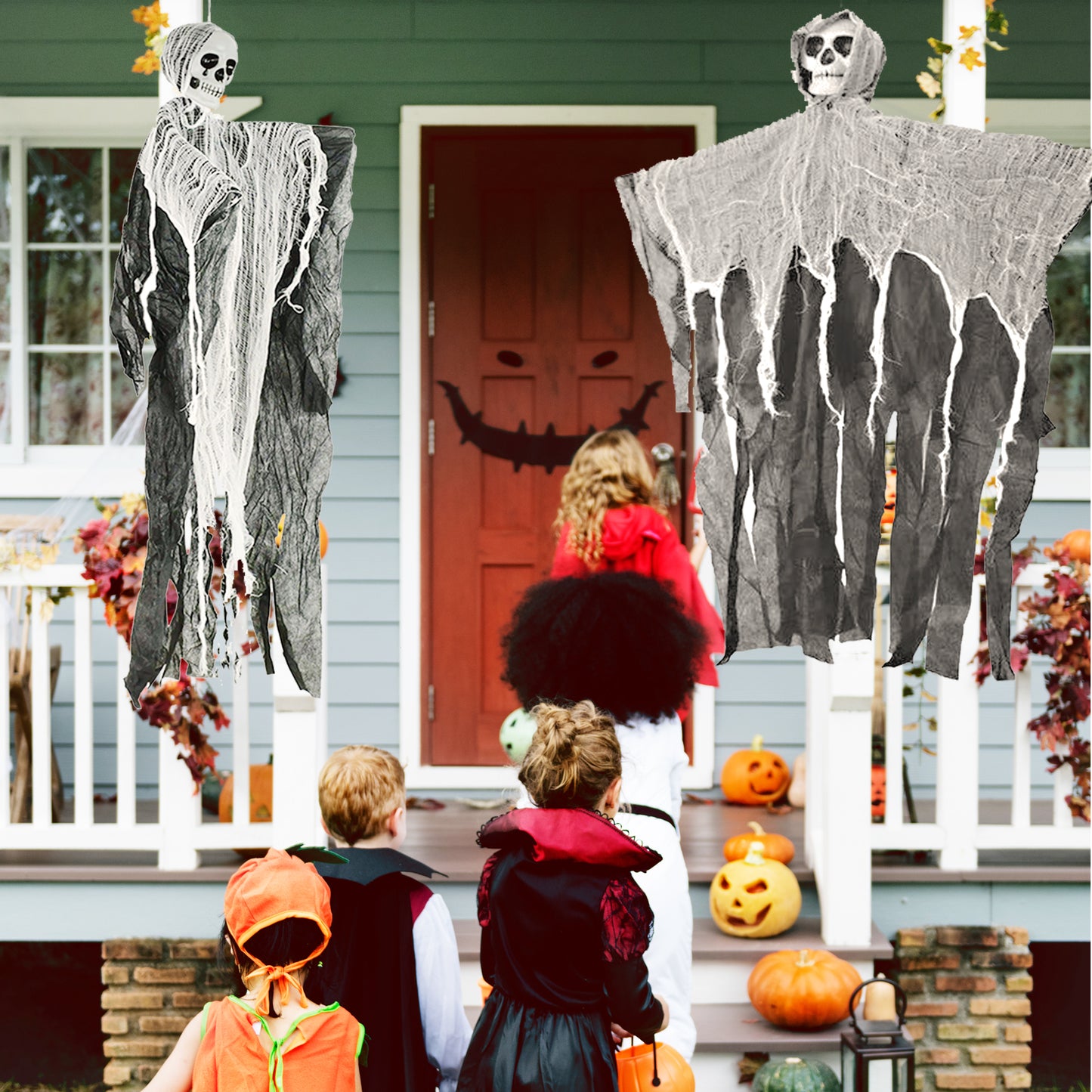 💀Halloween Flying Skeleton Ghost Decorations💀