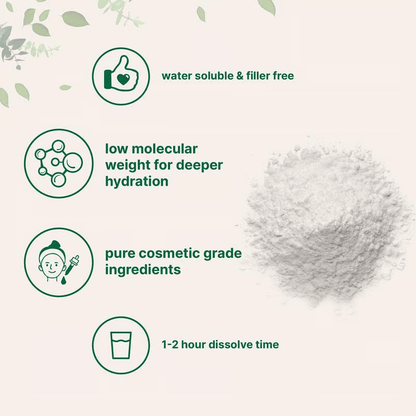 Pure Hyaluronic Acid Powder – DIY Serum for Intense Skin Hydration & Anti-Aging